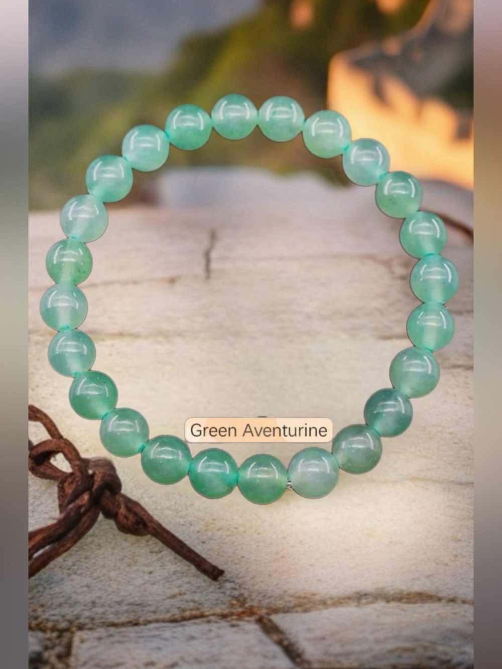 Natural Healing Crystal Stone Beaded Stretch Bracelet 6mm - Picture 4 of 7